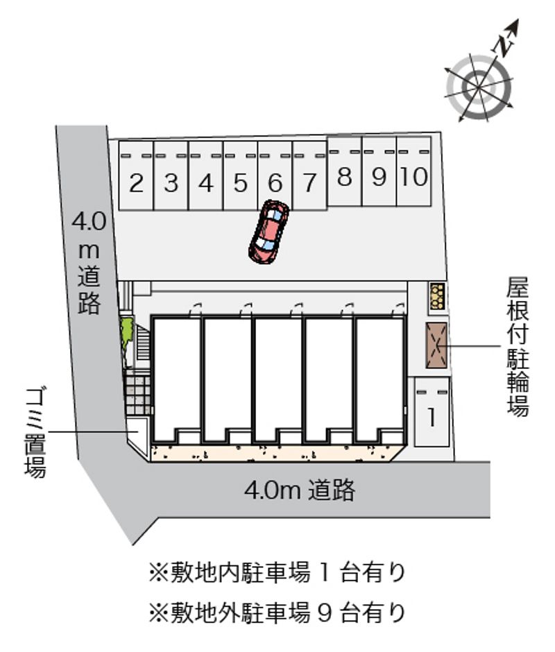 レオネクストヴァルハラⅡ 駐車場