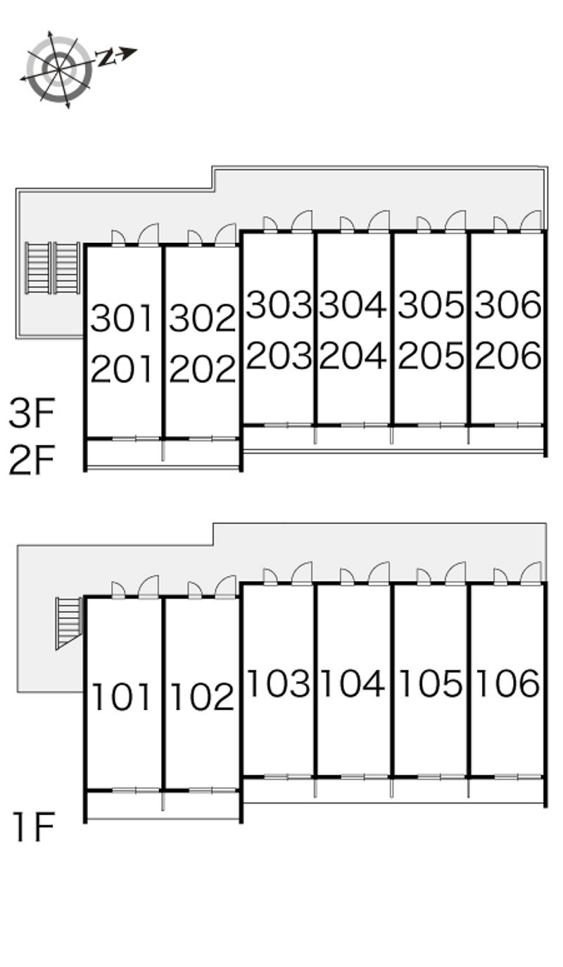 レオパレスＶｉｒｇｏ 間取配置図