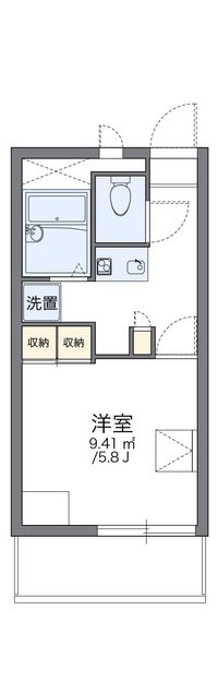 レオパレスイル・パルコ 間取り図