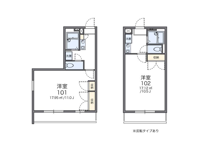 レオパレスクレール 間取図