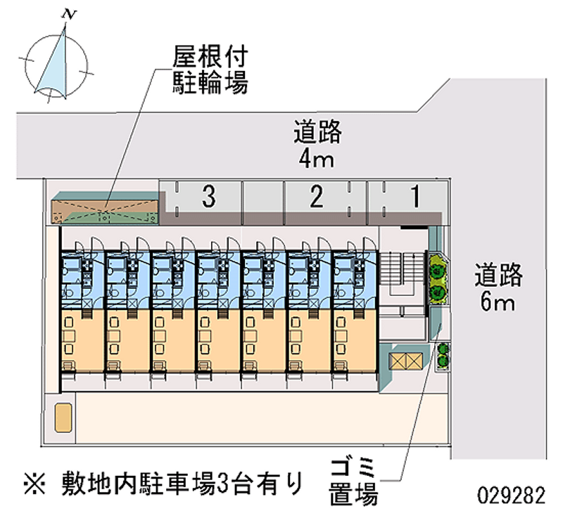 レオパレスＬＡＧＯＯＮ 区画図