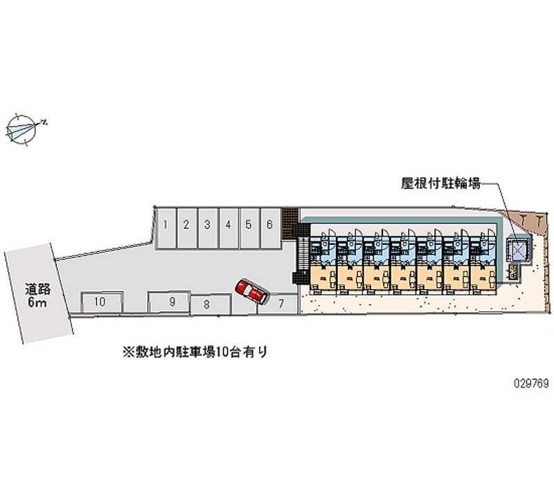 レオパレスポーラーベア 月極駐車場