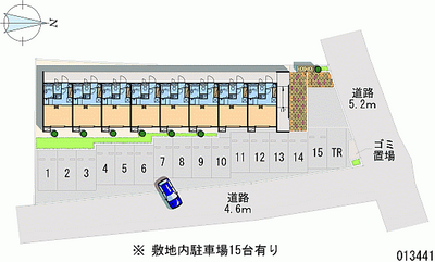 13441 Monthly parking lot