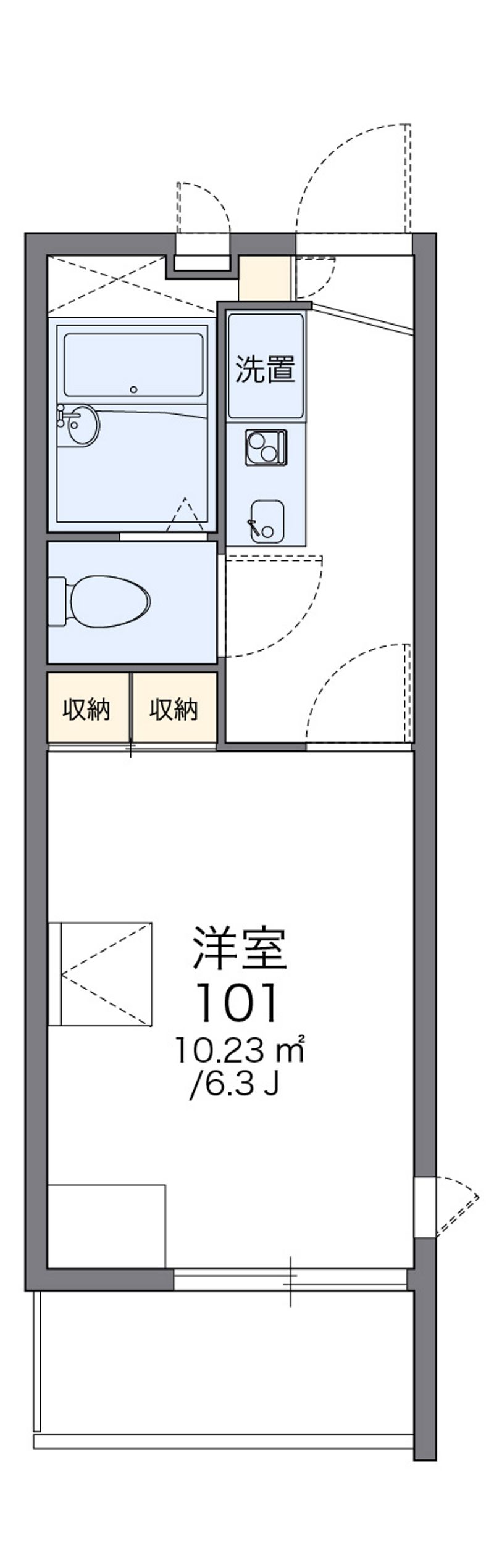 レオパレスＪＯＹＳＴＩＣＫ 間取図