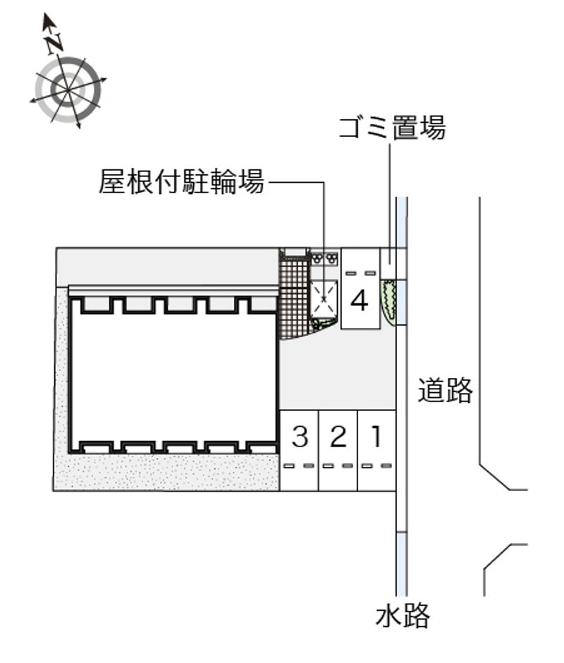 レオネクストＴＡＫＡＯ３２ 配置図