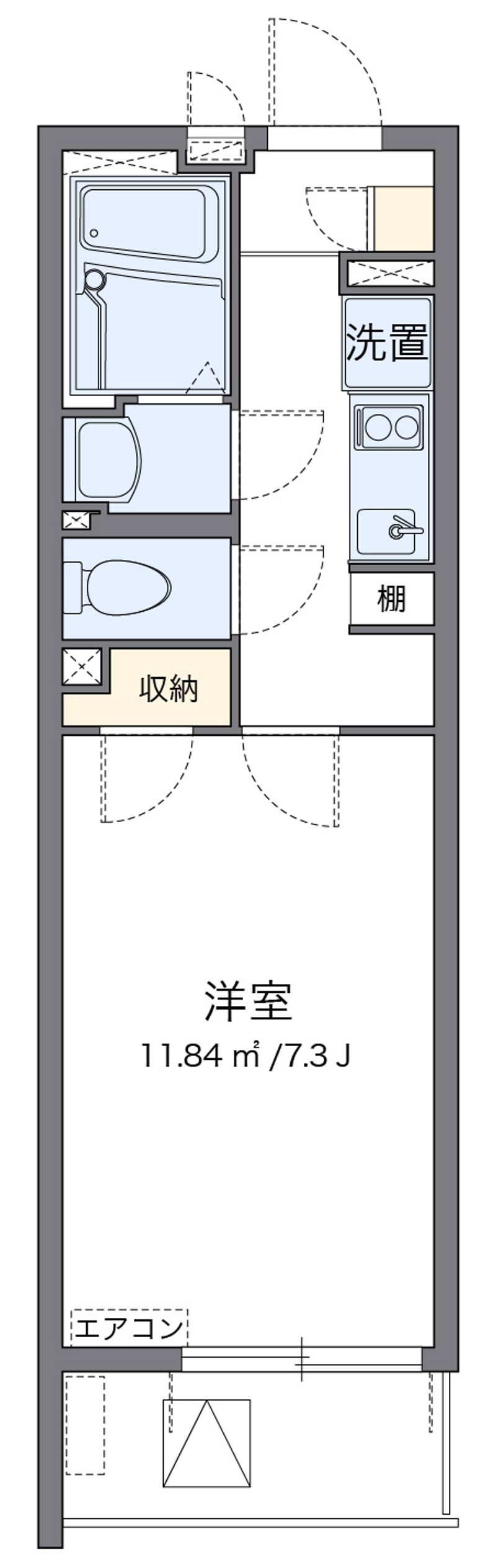 クレイノバローネ安城 間取図