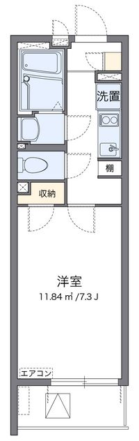 クレイノバローネ安城 間取り図
