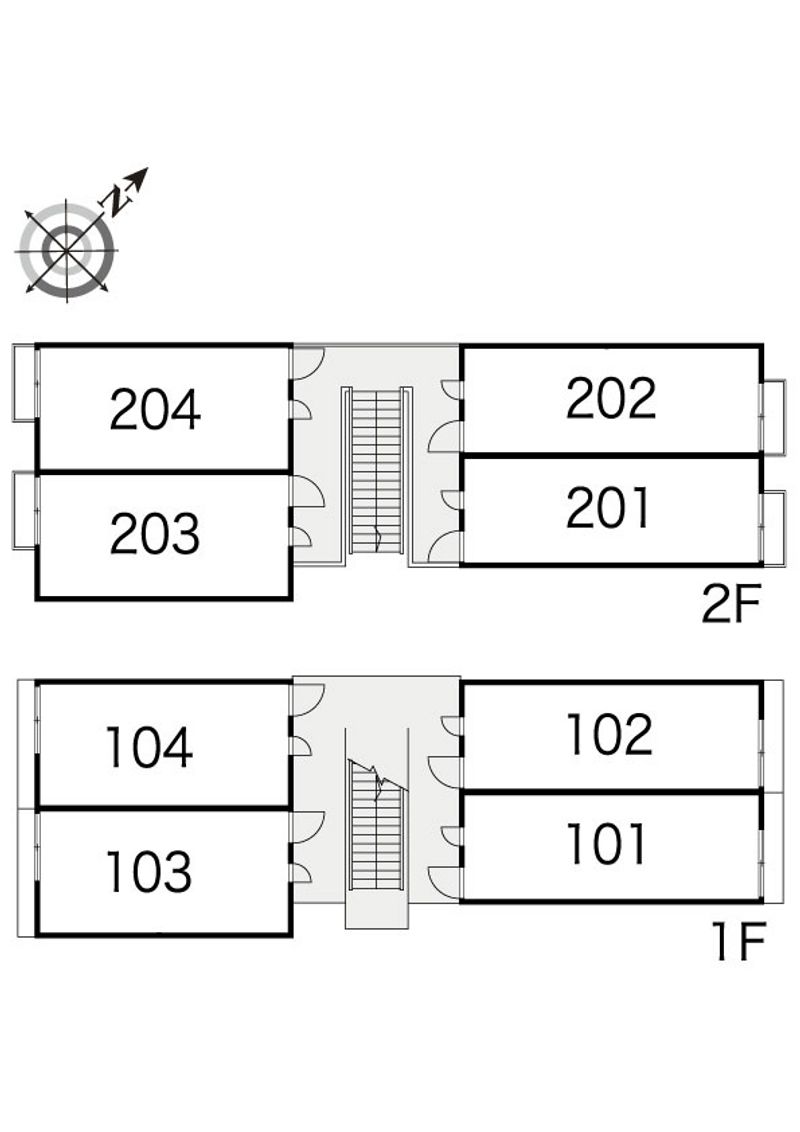 レオパレスいずみ 間取り配置図