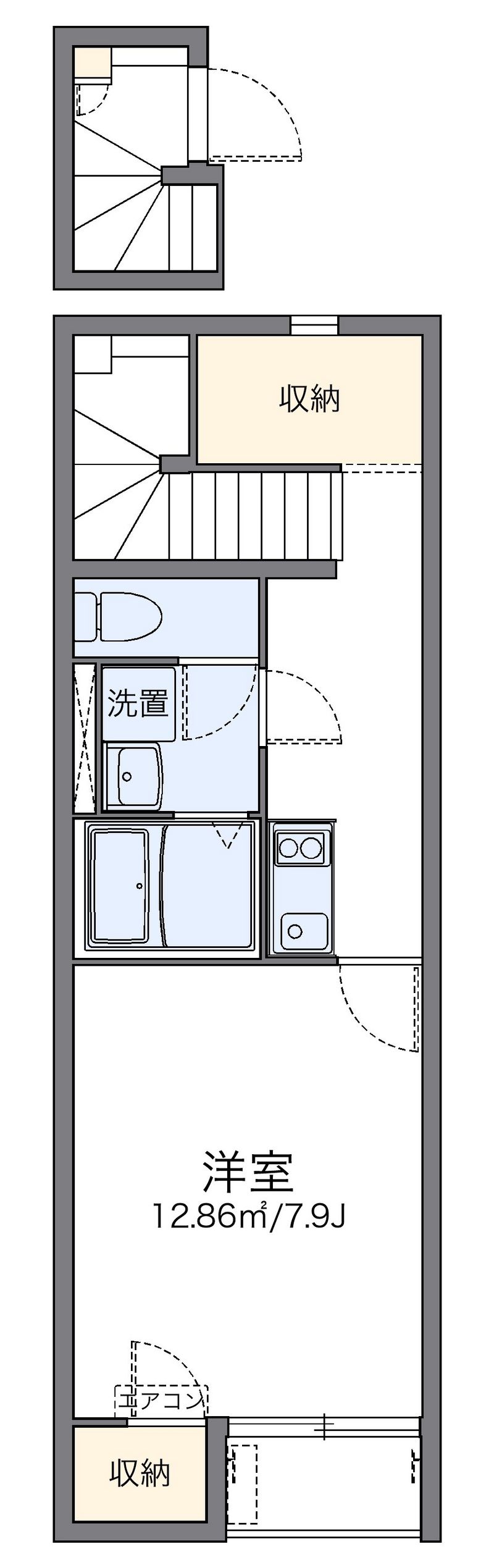 レオネクストフローラ上ノ台 間取図