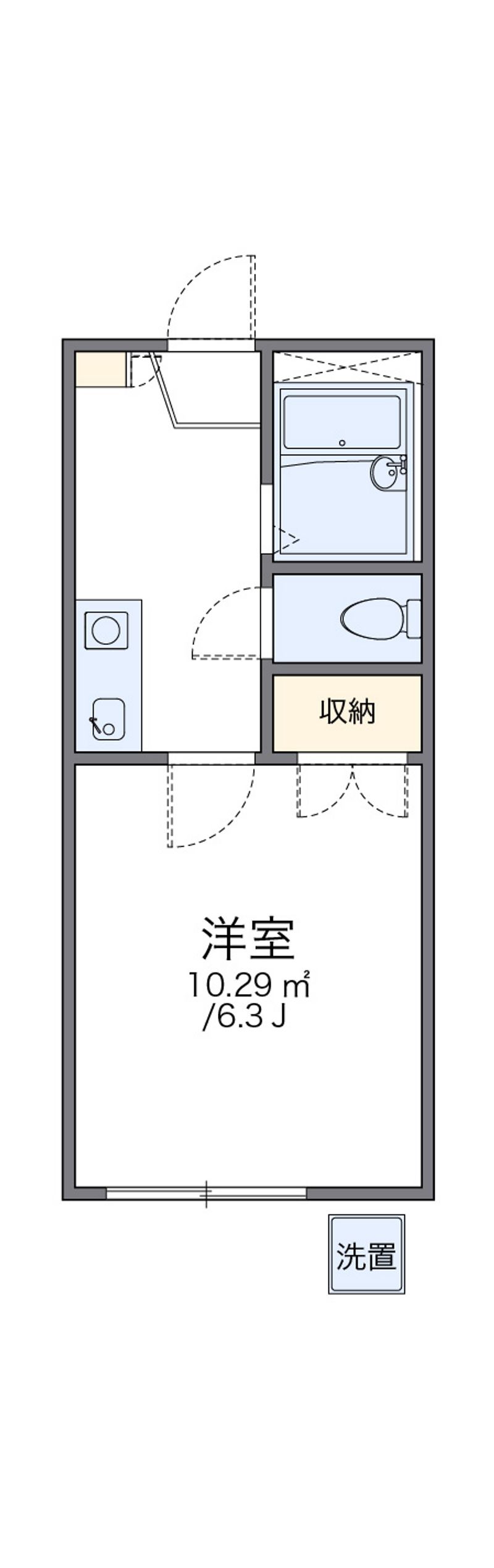 レオパレス師岡 間取図