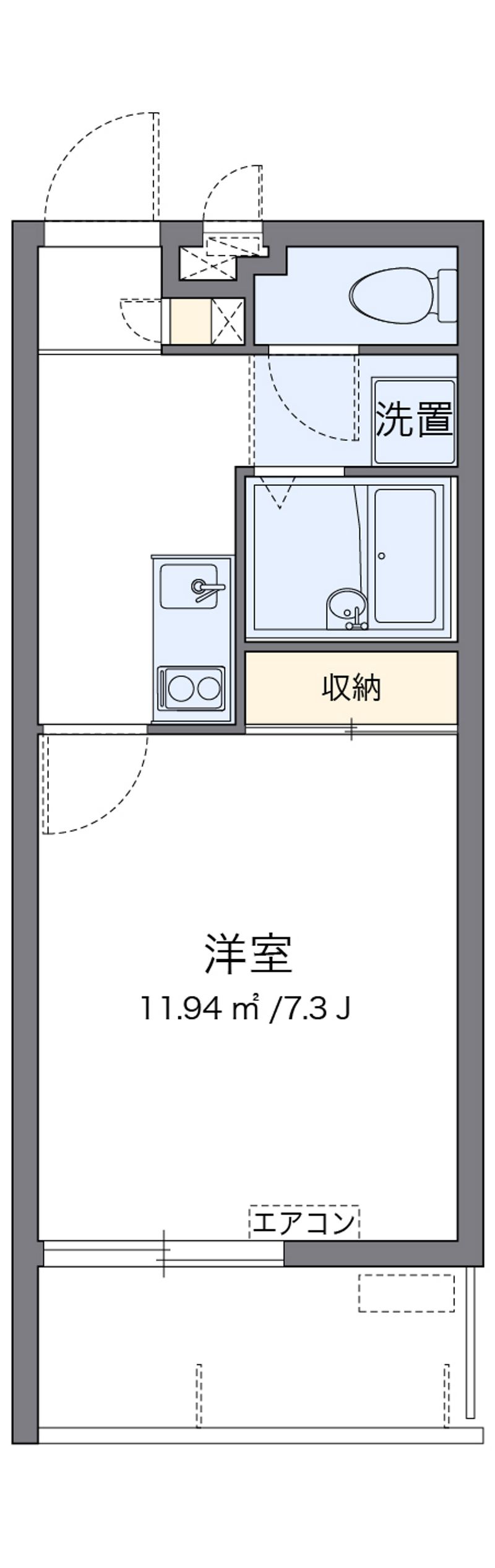レオネクスト真 間取図