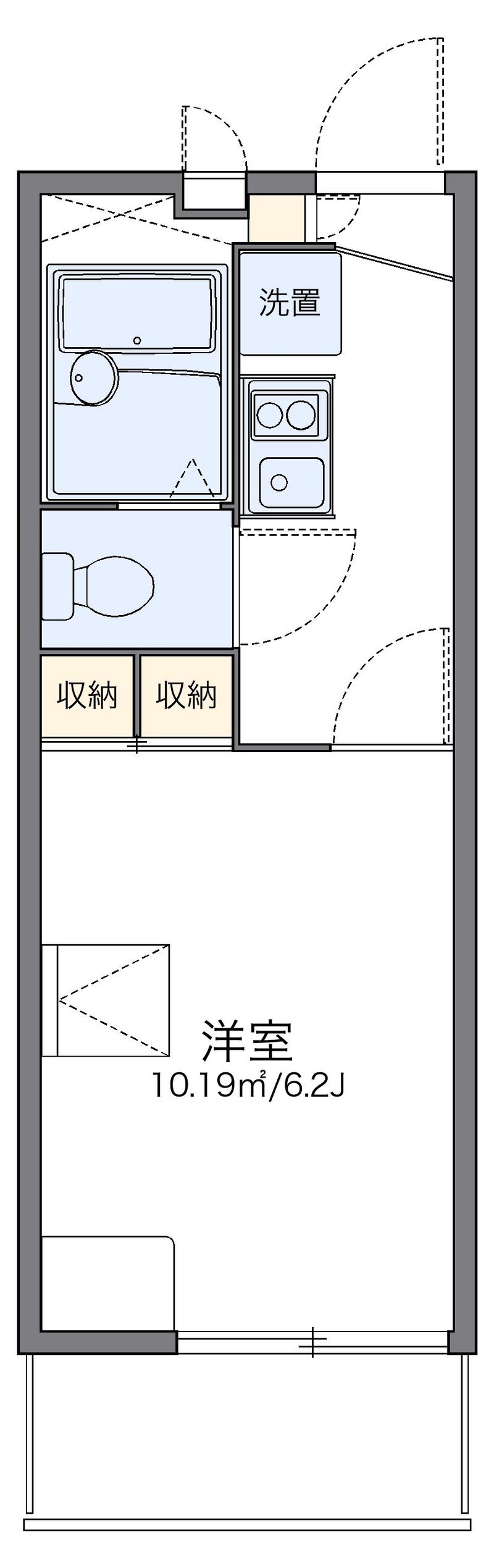 レオパレス太閤 間取図