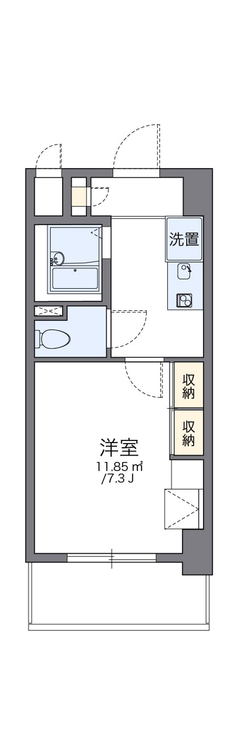 レオパレス伸夫 間取図