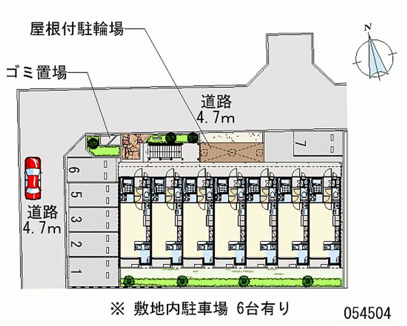 54504 Monthly parking lot