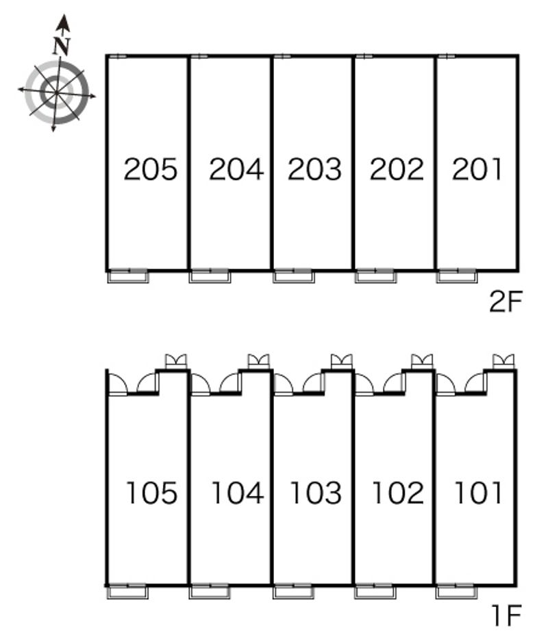 レオパレスａＳａ 間取配置図