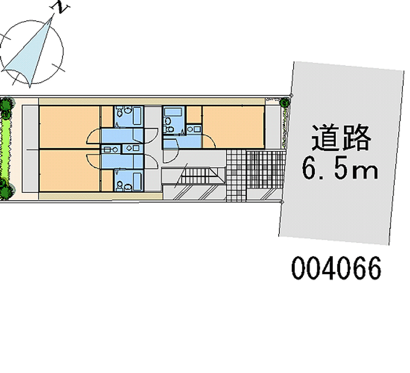 レオパレス王子公園 区画図