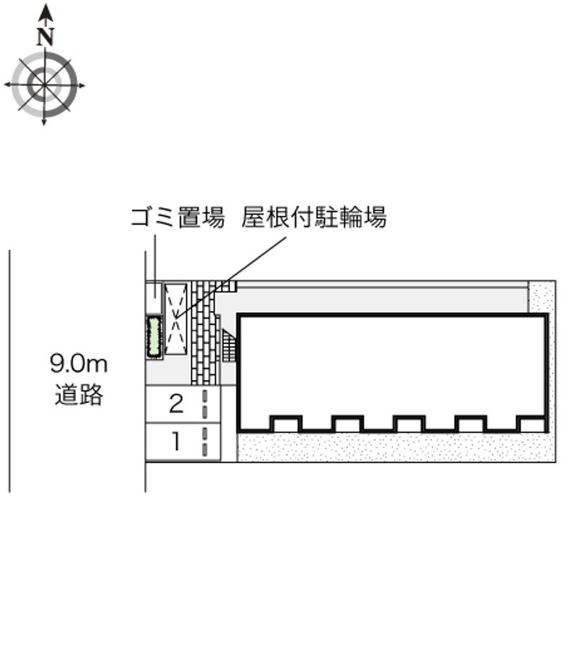 レオネクスト東八　エコー 配置図
