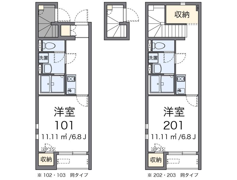 クレイノフォンテ 間取図
