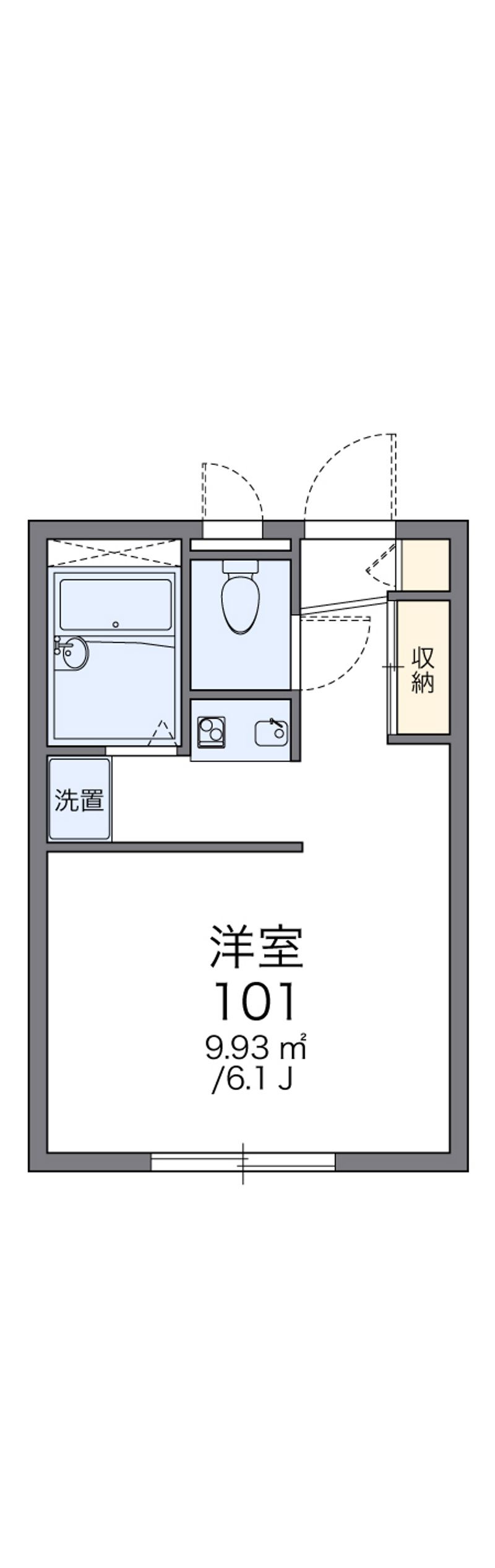 レオパレスクレール 間取図
