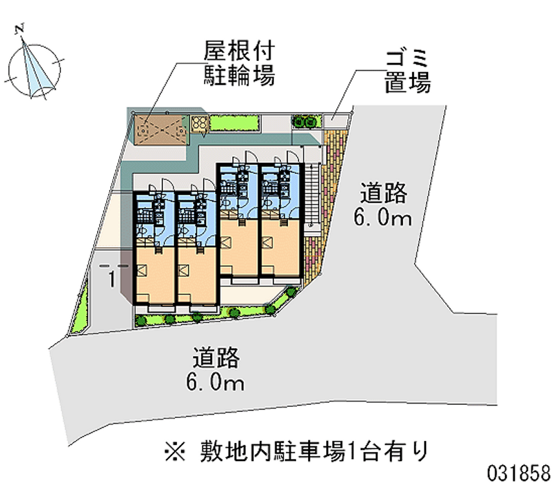 レオパレスエルフ仁川 区画図