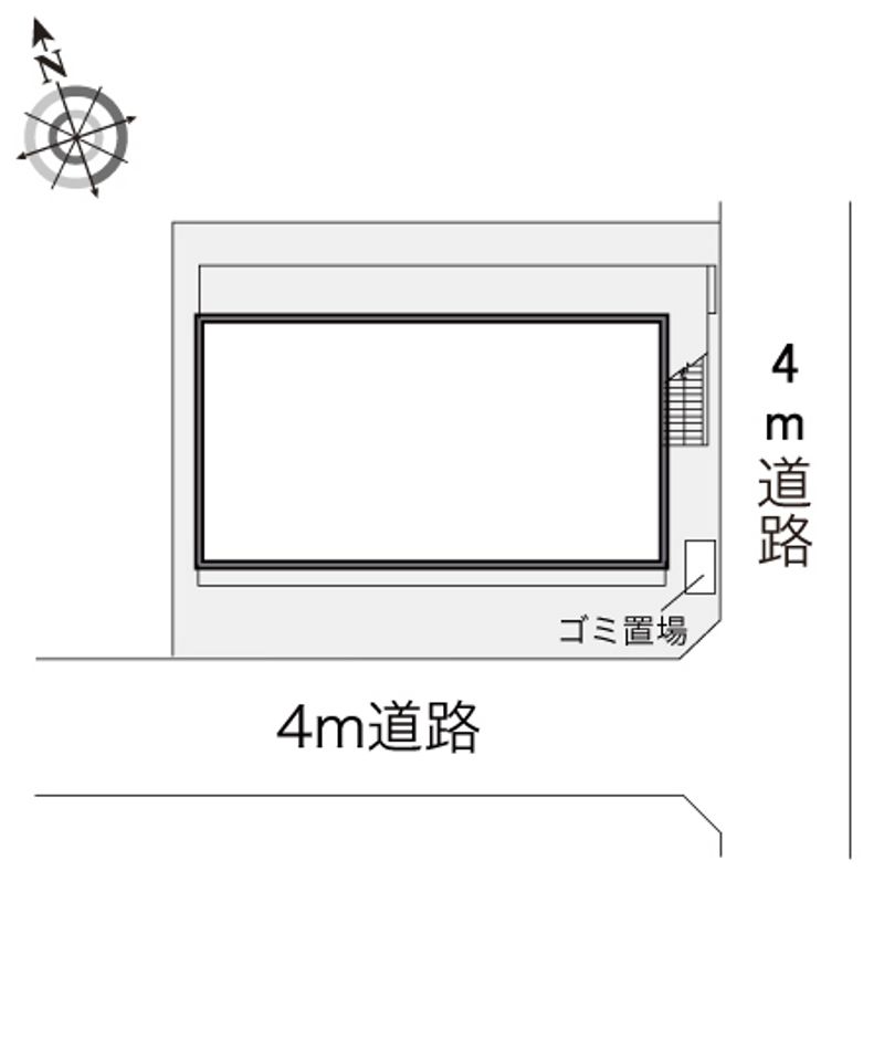 レオパレス和歌川 配置図