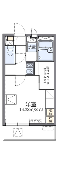 レオパレス小田 間取り図