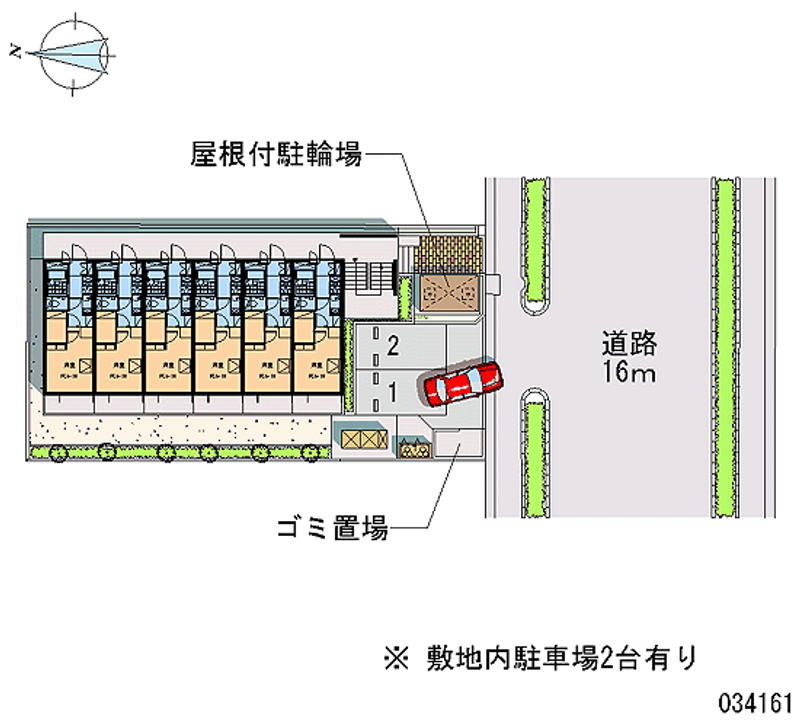 レオパレス第一吉兵衛ハウス 区画図
