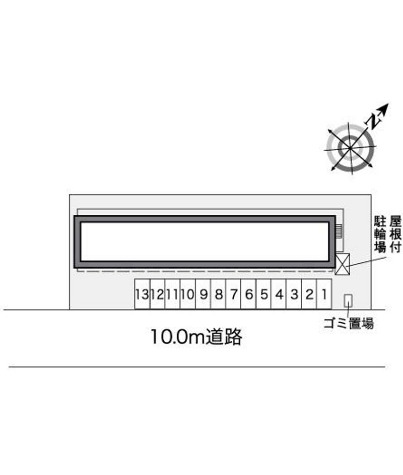 レオパレスエル　フレール 配置図