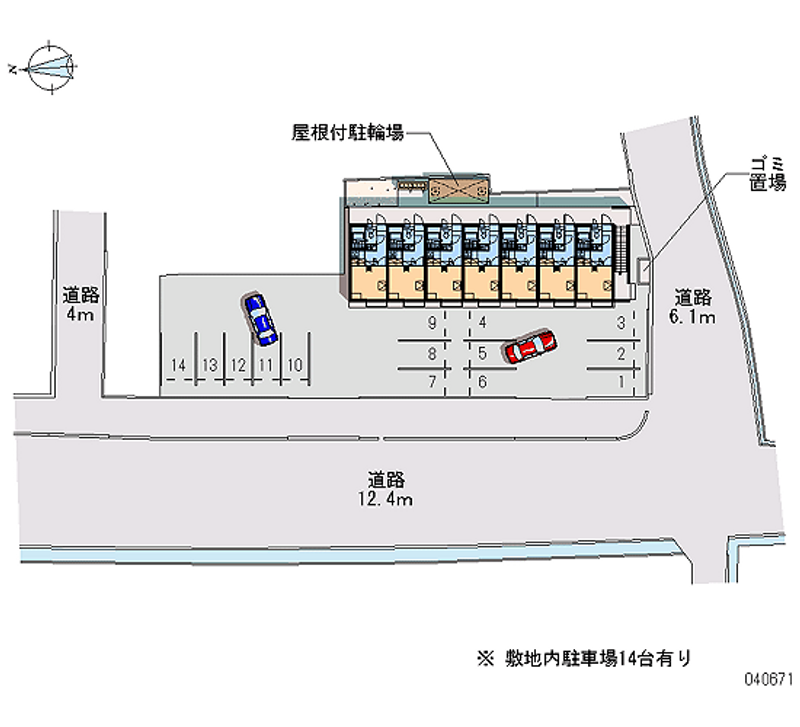 レオパレスＭＩＬＥ　桑南 月極駐車場