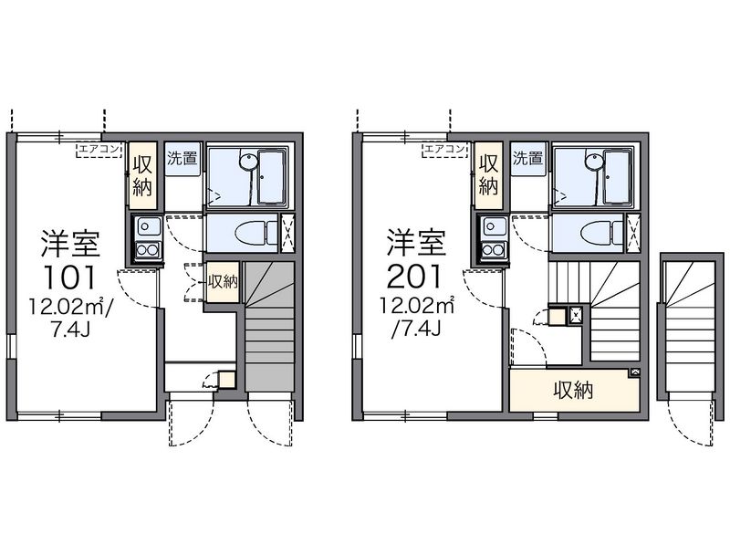 レオネクスト喜多Ⅱ 間取図