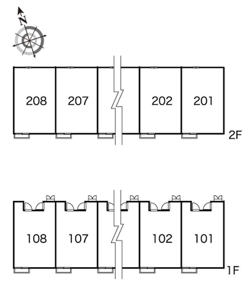 レオパレスＪ 間取配置図