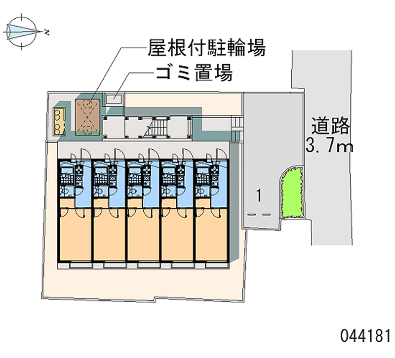 レオパレス立林 区画図