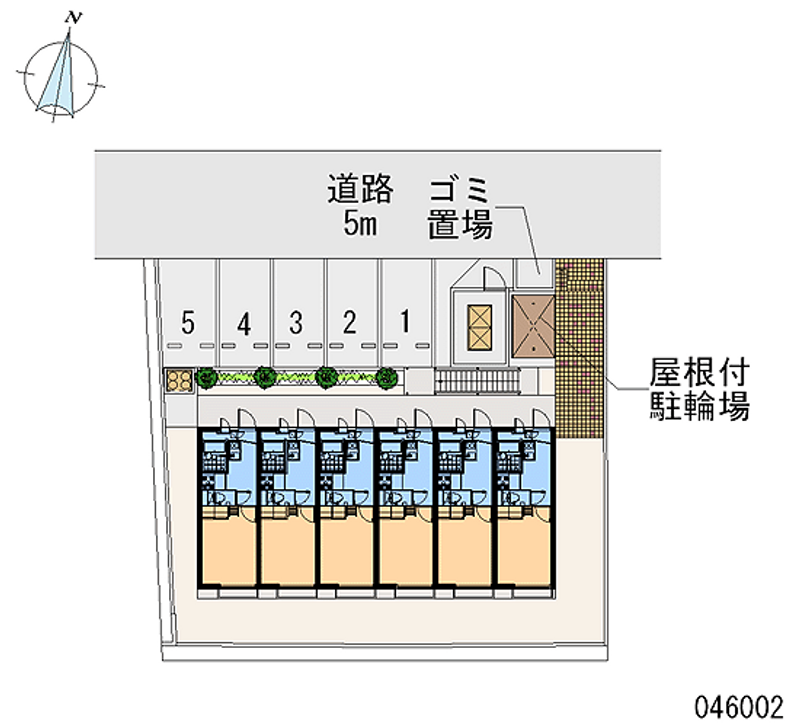 レオパレスそよかぜ 月極駐車場