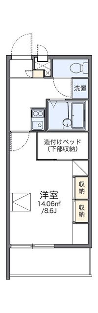 レオパレスＢＬＯＯＭ 間取り図