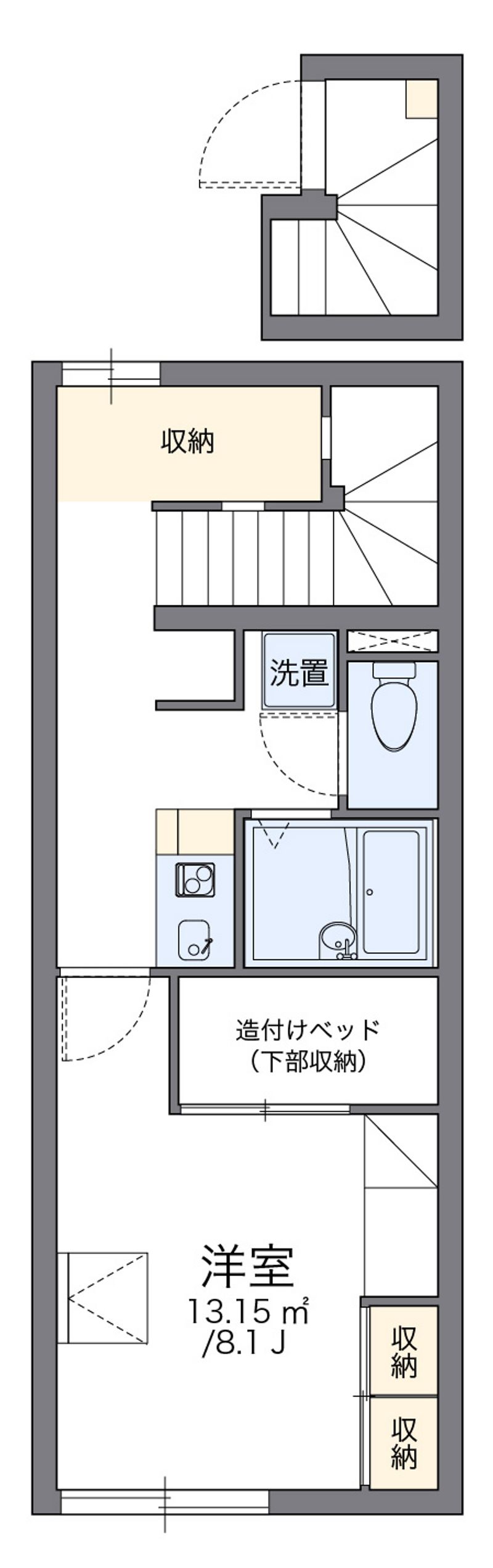 レオパレスクレオ 間取図
