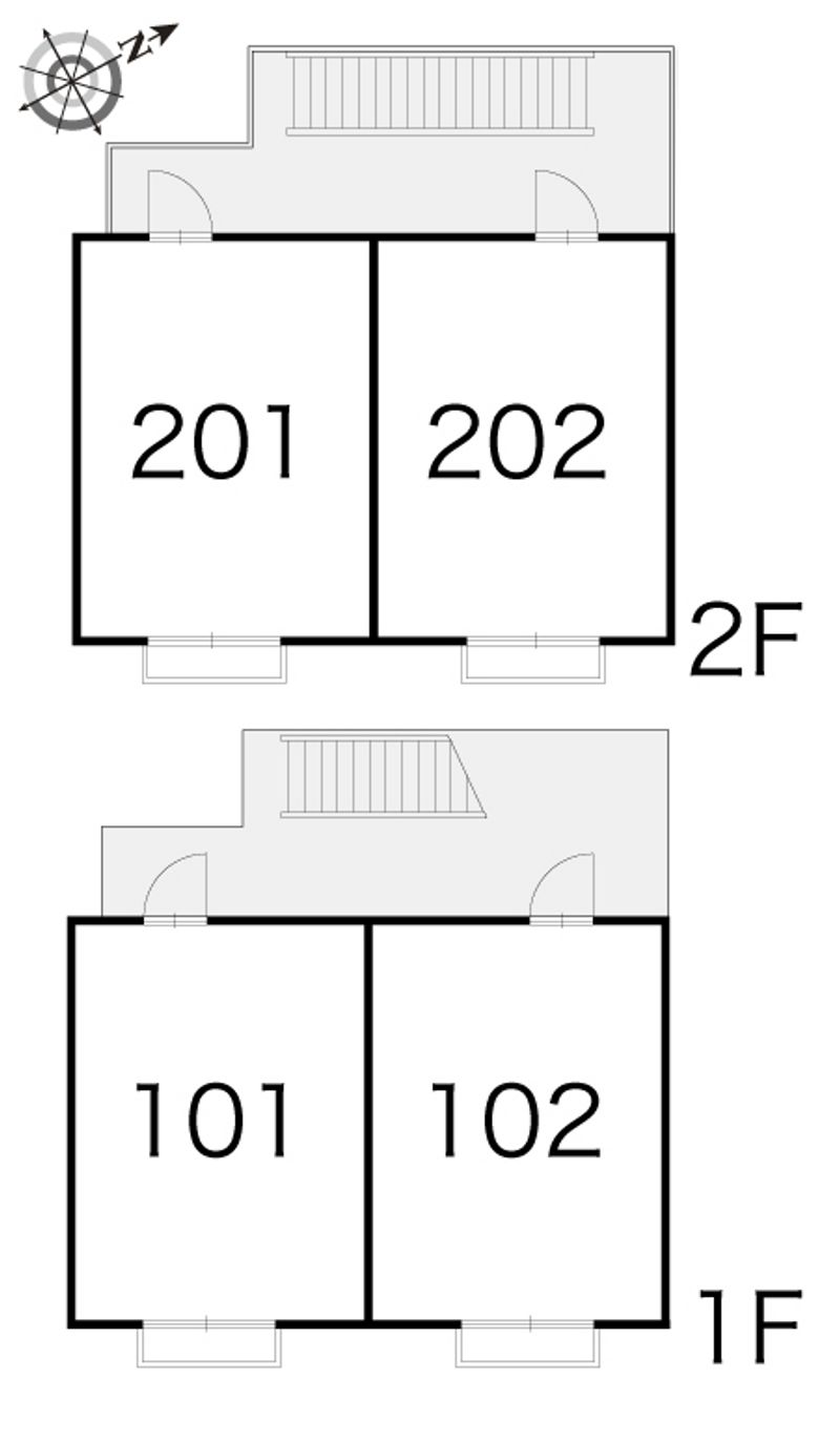 レオパレス千草園 間取り配置図