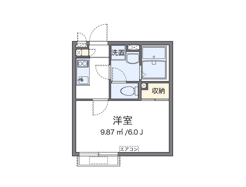 クレイノＳｕｎｒｉｓｅ上篠崎 間取り