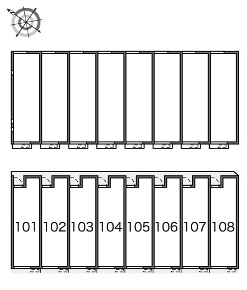 レオネクストシャムロック 間取り配置図