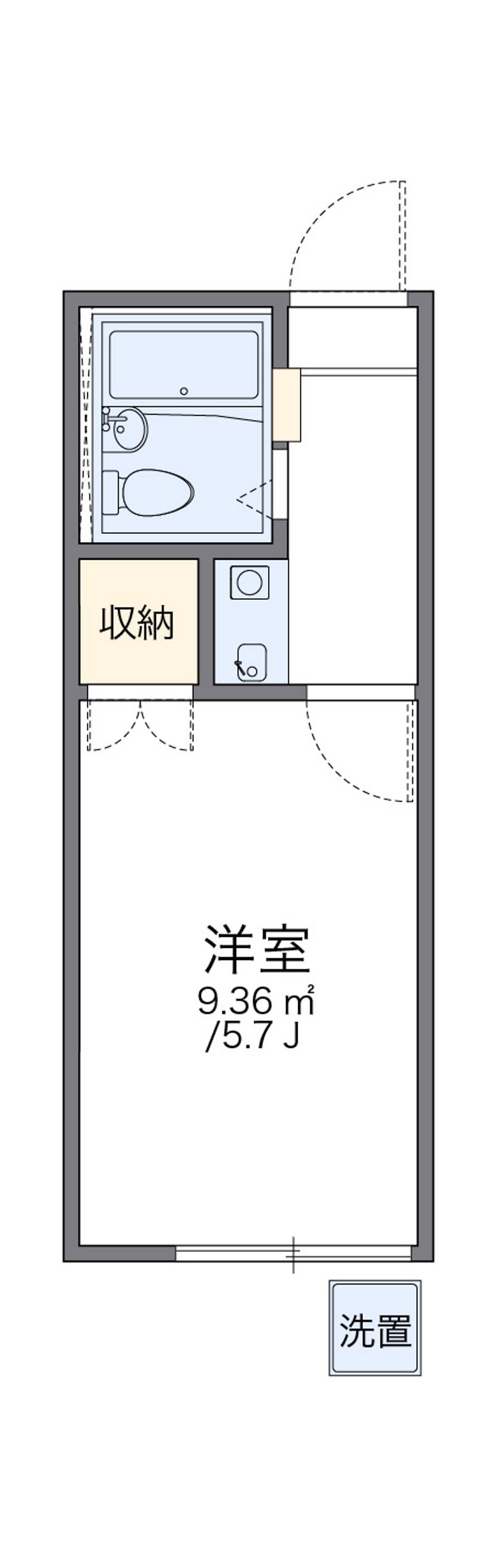 レオパレス東戸塚ヒルズ 間取図