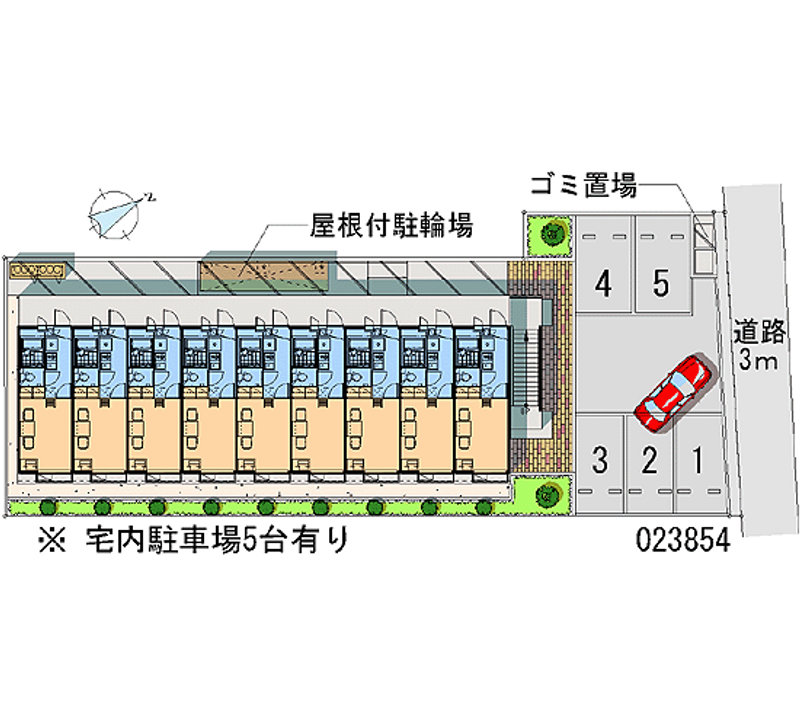 レオパレスティエラ　Ⅰ 月極駐車場