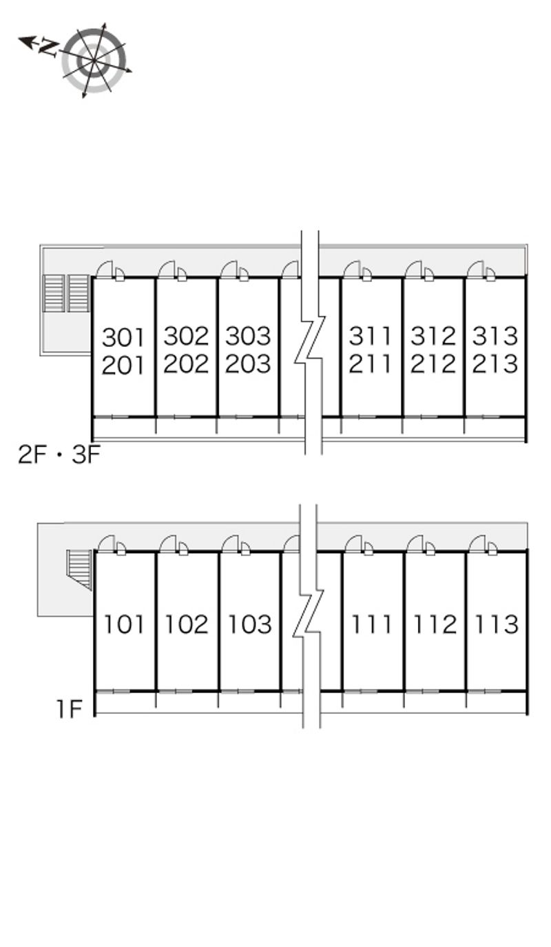 レオパレスＹＵＴＡＫＡ 間取り配置図