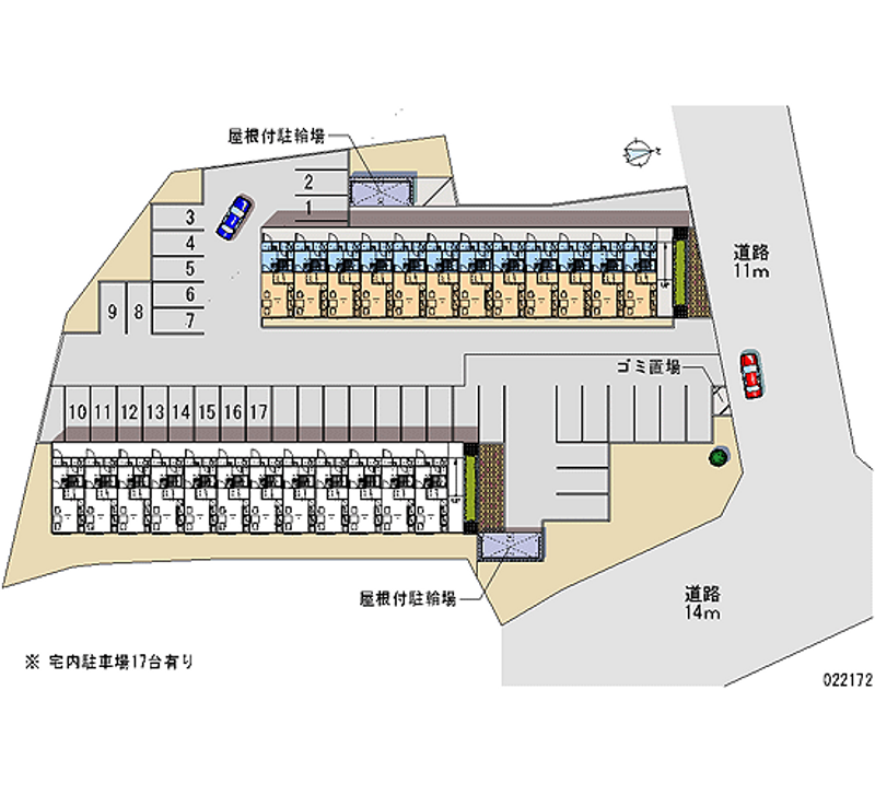 22172月租停车场