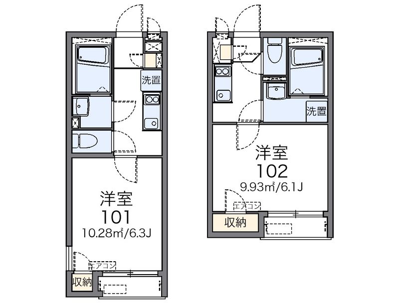 レオネクストレセーナ 間取図