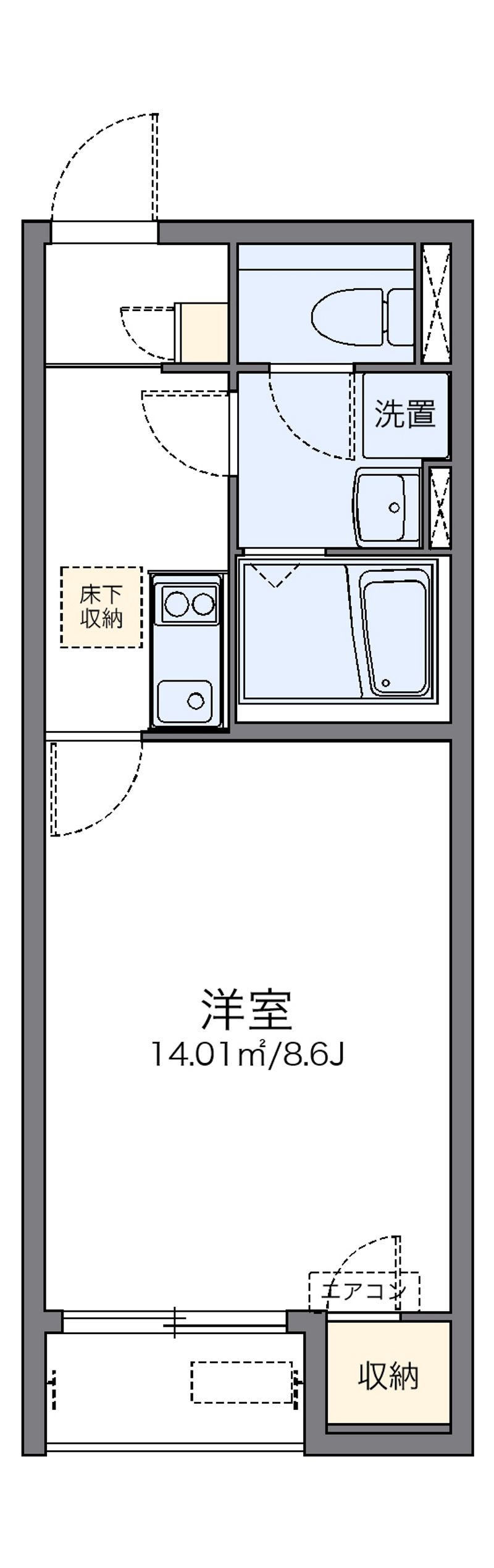 レオネクストブランドール 間取図