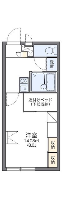 レオパレスベネチア館Ⅰ 間取り図