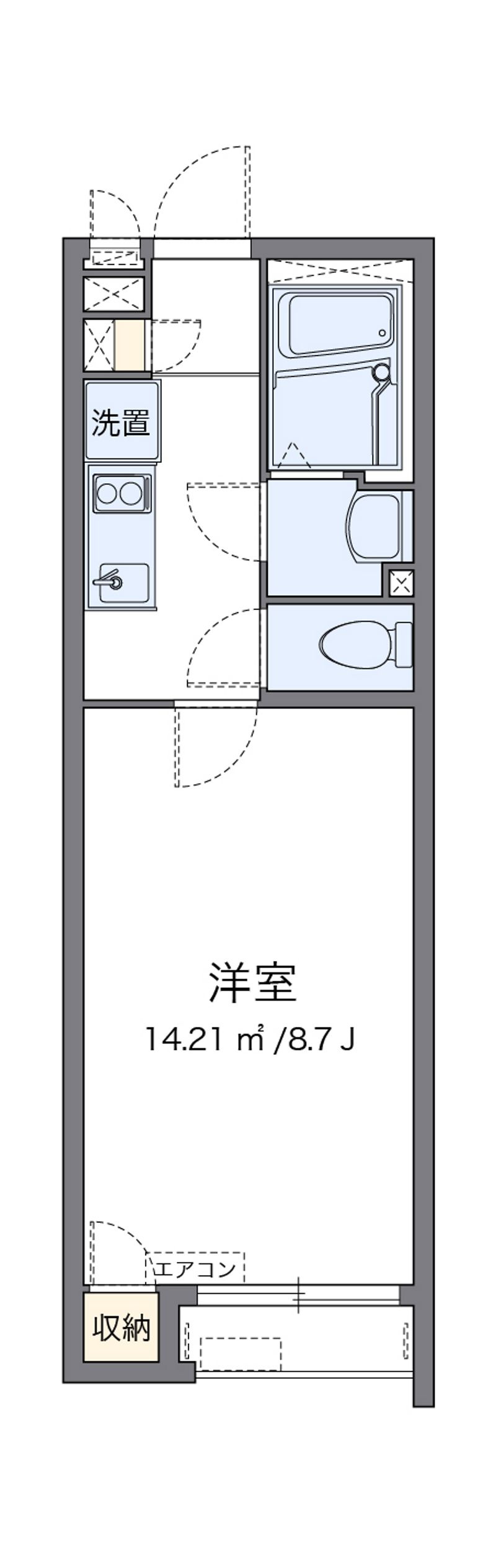 クレイノ前川３ 間取図