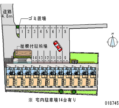 18745月租停車場