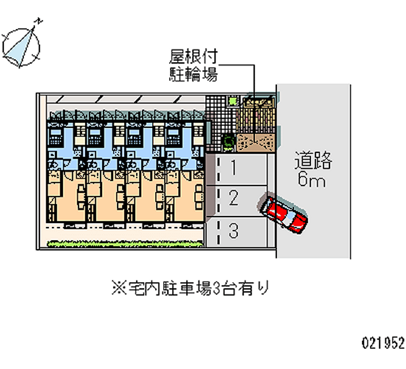 レオパレスヴェルデ高島 区画図