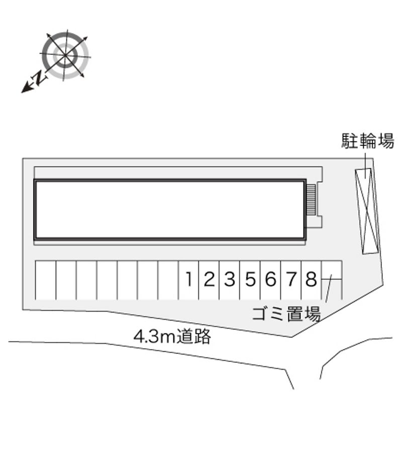 レオパレスフロンティア 配置図