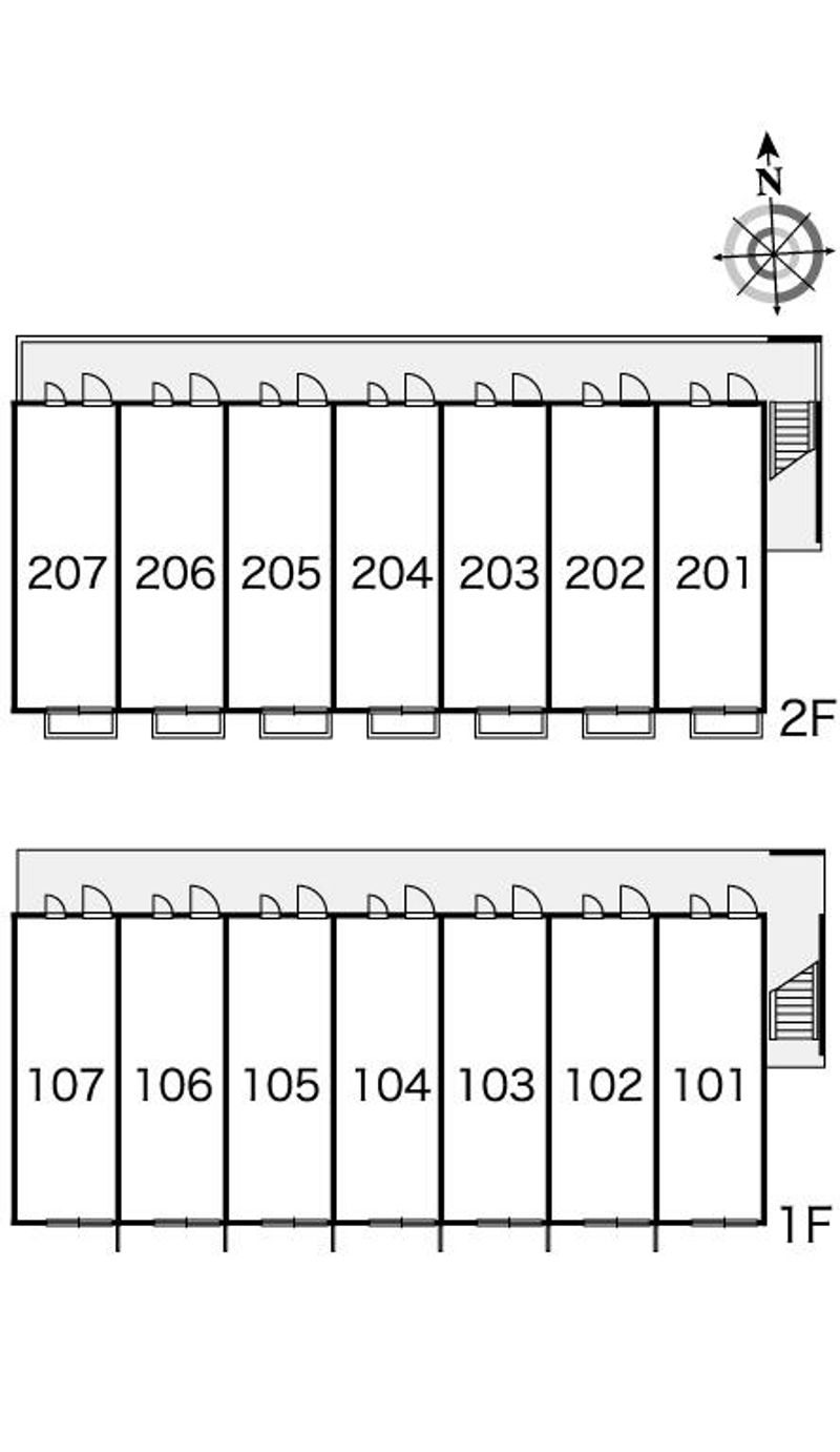 レオパレスソフィア大泉 間取り配置図